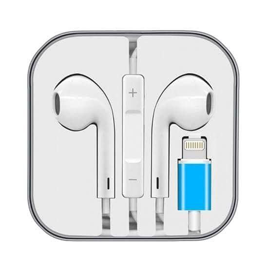 iPhone Handfree ( Bass Boosted Stereo Handfree iOS Earbuds -Iphone Gaming Handfree Compatible with iPhone 7/8/x/XR/xs/11/12/13/14/15 plug and play With Bluetooth