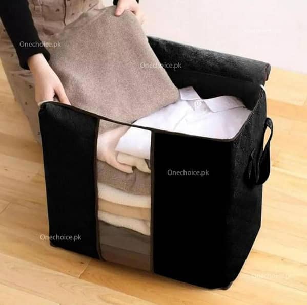 PACK 3 - Portable Storage Bags Organizer, Portable Clothes Storage Bags for Clothes -Normal size