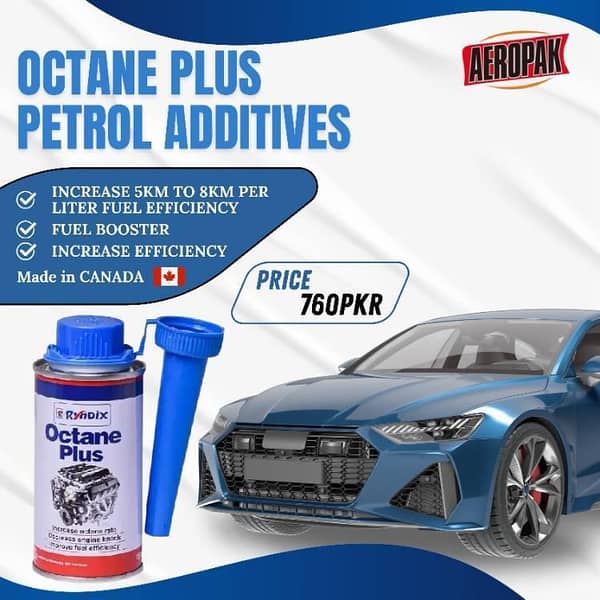 Octane Plus Petrol Additives, 150 ml - Boost RON by Up to 4 Points