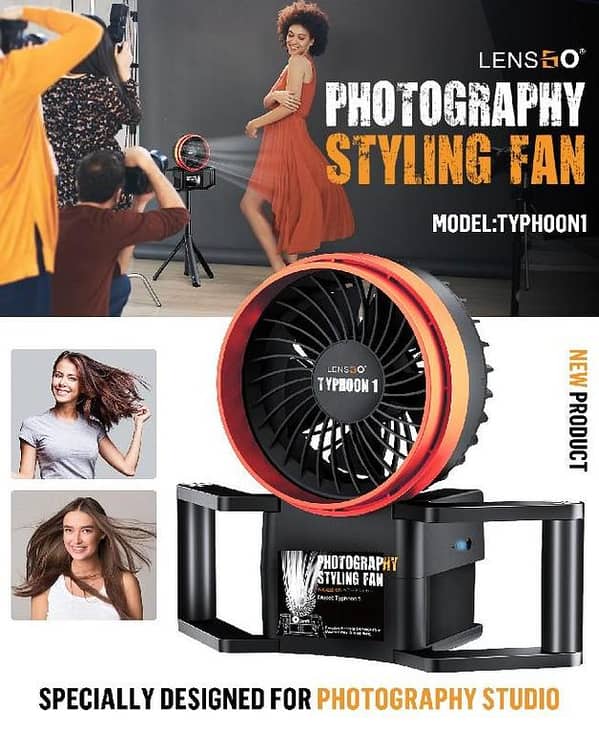 Lensgo Photography Styling Fan – Model Typhoon 1
