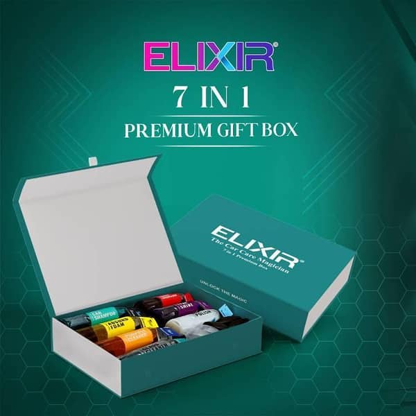 Elixir Premium 7-in-1 Car Care Gift Box with Special Offer
