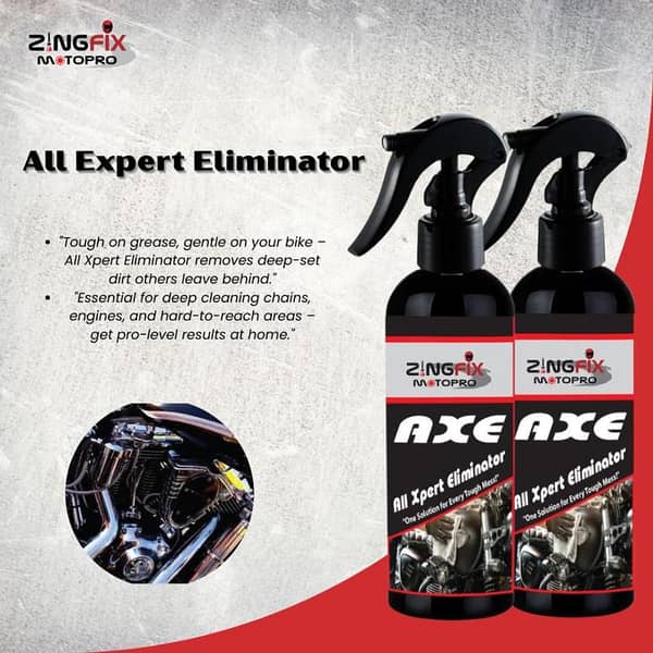 Zingfix All Xpert Eliminator - 400ML (Set of 2) | Heavy-Duty Degreaser and Multi-Surface Cleaner