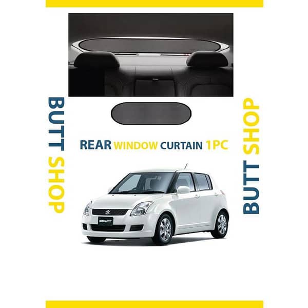 SUZUKI SWIFT REAR/BACK WINDOW CURTAIN/SUNSHADE -BLACK
