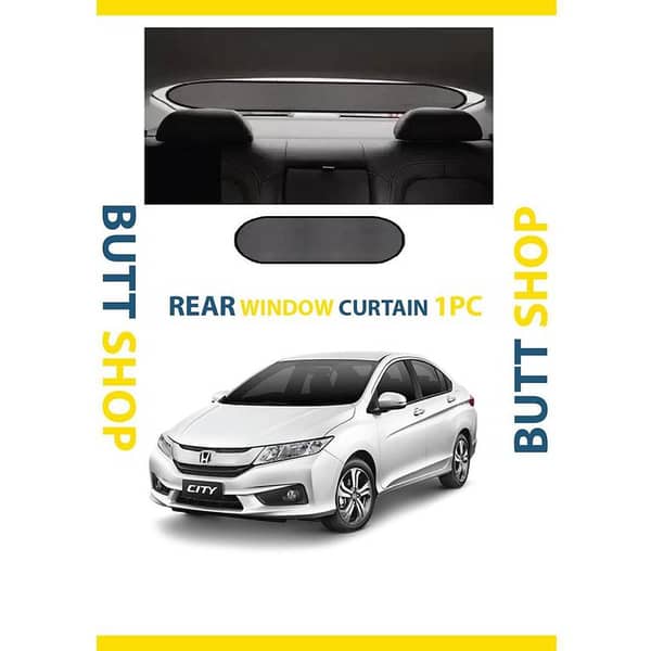 HONDA CITY 2009-20 REAR/BACK WINDOW CURTAIN/SUNSHADE -BLACK