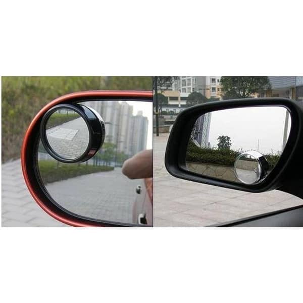 Car mirror Driver 2 Side Wide Angle Round Convex Blind Spot mirror for Car Rear view mirror Rain Shade