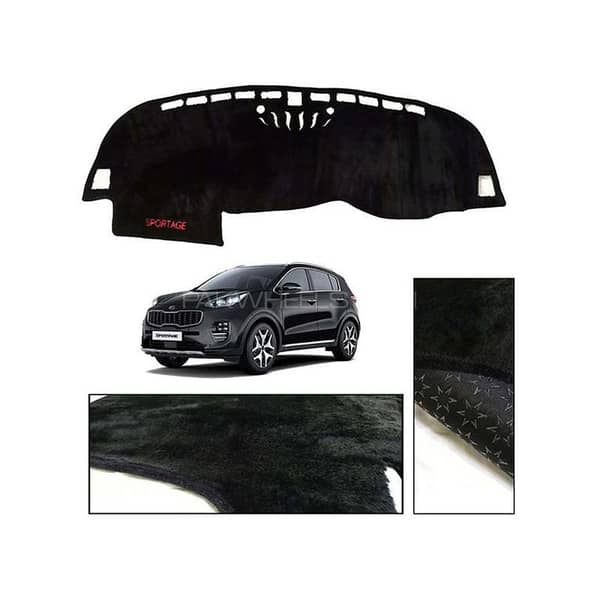 KIA SPORTAGE Dashboard Cover Mat in Black Velvet