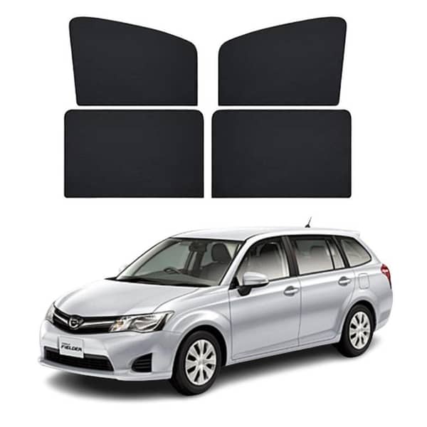 toyota fielder 2020 window shades 4pc black