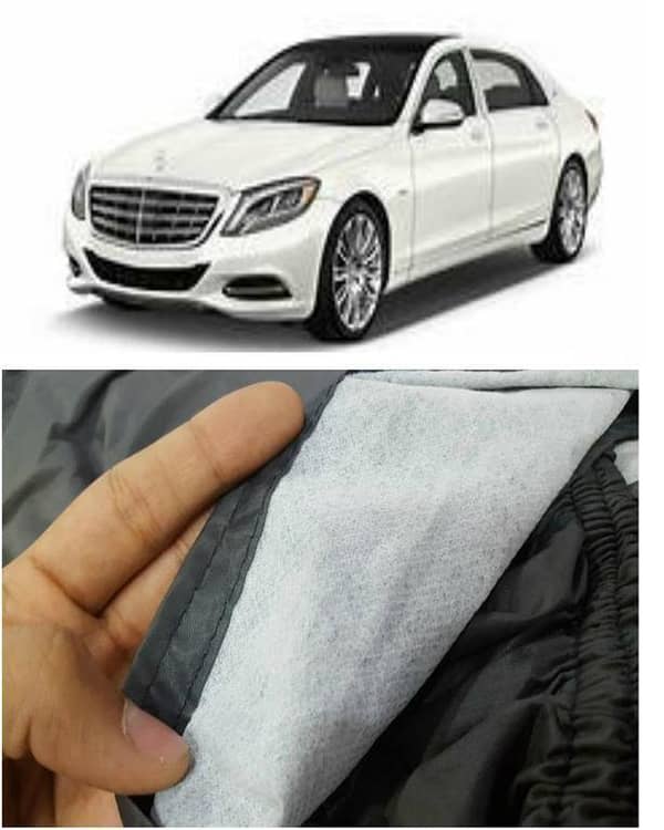 MERCEDES BENZ S350 TOP COVER IMPORTED TAFEETA WHITE FUZZING 100% WATER AND DEW PROOF