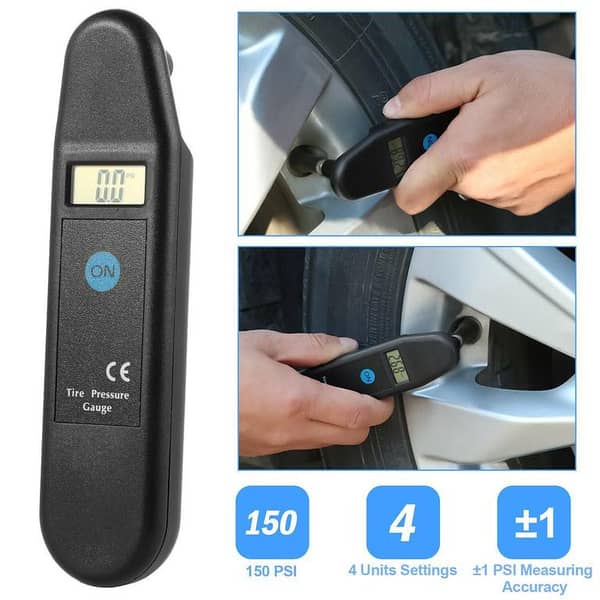 DIGITAL TIRE TYRE PRESSURE GAUGE  Barometers Tester for Car