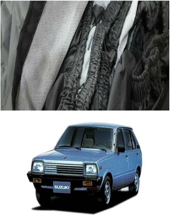 Suzuki FX Top Cover - Imported Tafeeta with White Fuzzing, Fully Water and Dew Resistant
