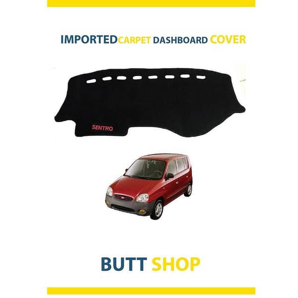 HYUNDAI SENTRO BLACK DASHBOARD CARPET COVER - IMPORTED, 1 PIECE