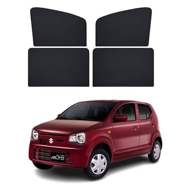 SUZUKI NEW ALTO window shades 4pc black