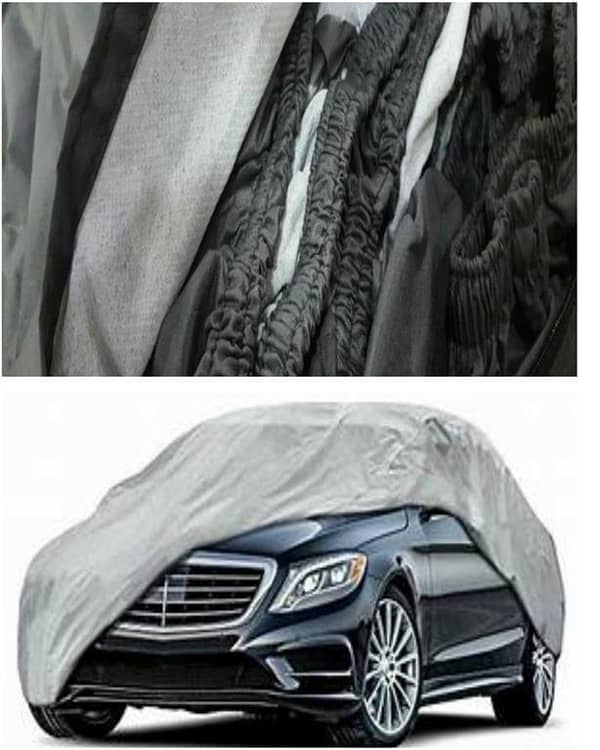Imported Tafeeta White Fuzzing Top Cover for Mercedes Benz - 100% Water and Dew Proof