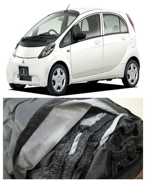 Imported Mitsubishi IG Top Cover in Tafeeta White - 100% Water and Dew Resistant