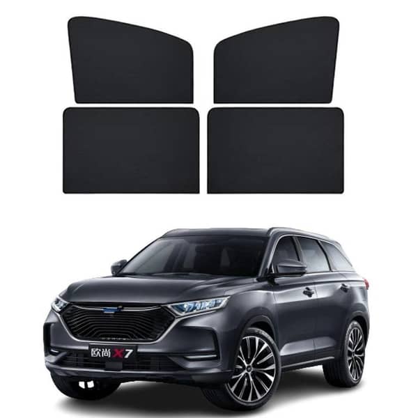 Oshan X7 4-Piece Black Window Shades for Car