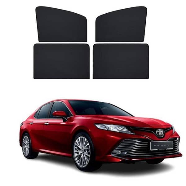 2021 Toyota Camry Black Window Shades Set of 4