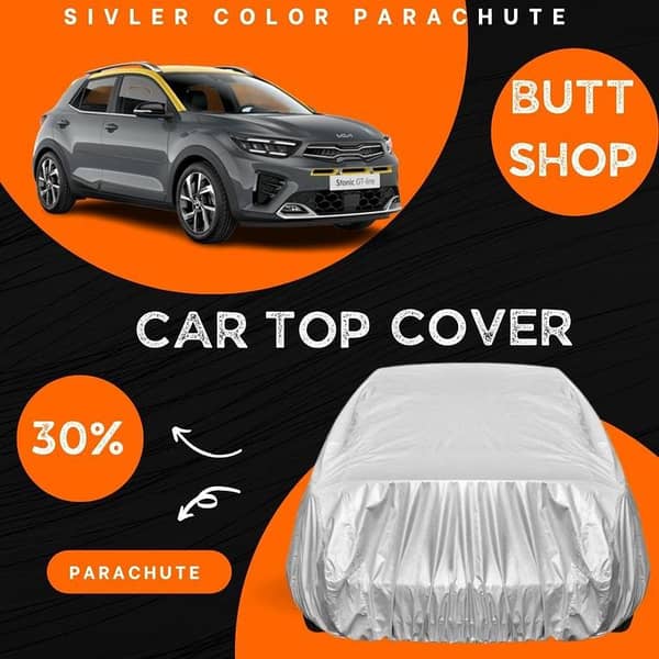KIA Stonic Full Body Top Cover - All Weather Resistant Parachute Fabric