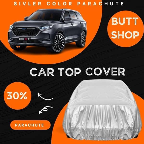 OSHAN X7 Full Body Cover - All Weather Resistant Top Cover Made of Silver Parachute Fabric