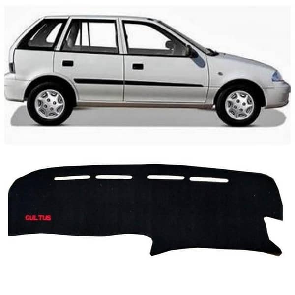 SUZUKI CULTUS DashBOARD Cover Mat Dashboard Pad for old clutus models  (Black)