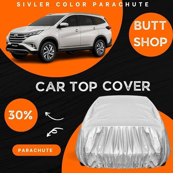 TOYOTA RUSH All-Weather Full Body Top Cover, Parachute Fabric for Dust and UV Protection