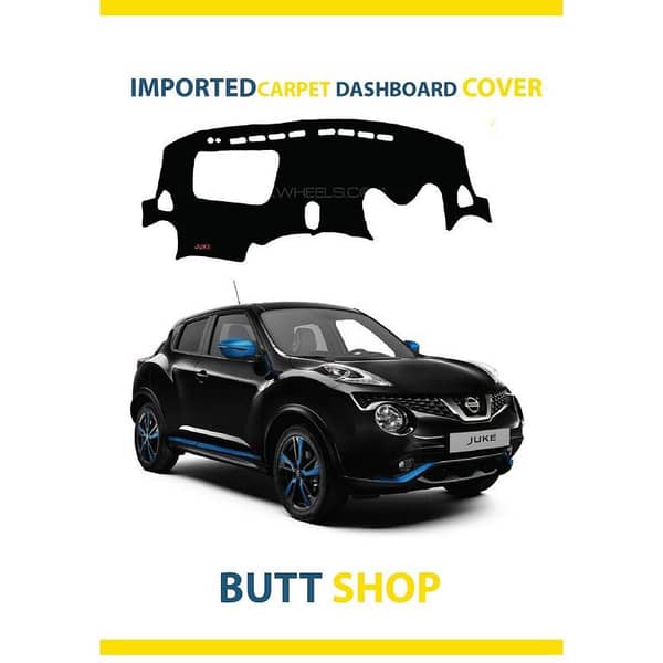 NISSAN JUKE Dashboard Cover - Imported Black Carpet, 1 Piece