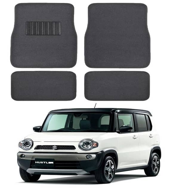 SUZUKI HUSTLER CARPET FLOOR MATS-GREY