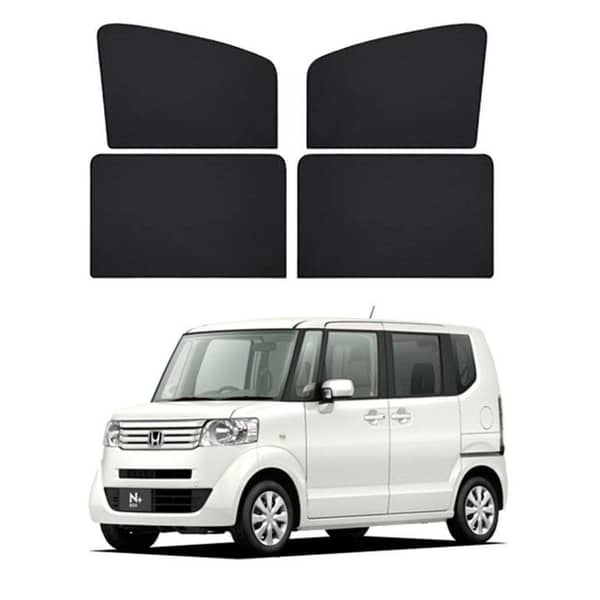 honda n box 2012 window shades 4pc black