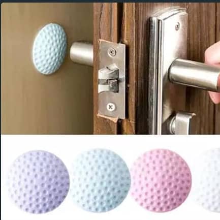 4pcs Rubber Fender Handle Door Lock Protective Pad kids room decoration