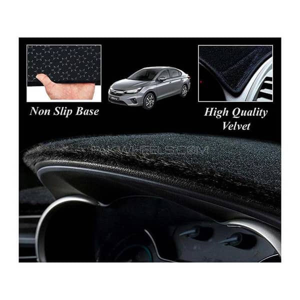 2022 HONDA CIVIC Black Velvet Dashboard Cover Mat