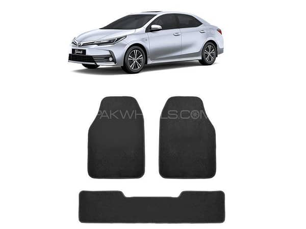 Toyota Corolla 2014-2020 Custom Fit Floor Mats – Anti-Slip Carpet Mats for Car with Waterproof Backing