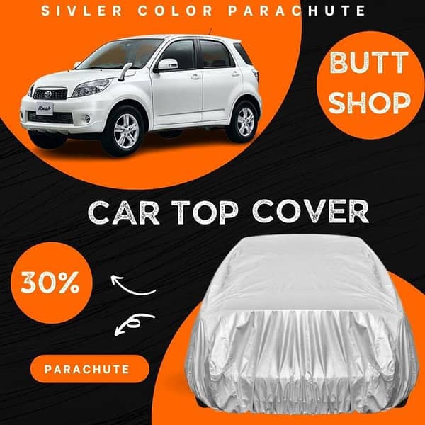 2012 TOYOTA RUSH Full Body Cover - All Weather Resistant Top Cover (Silver Parachute Fabric)