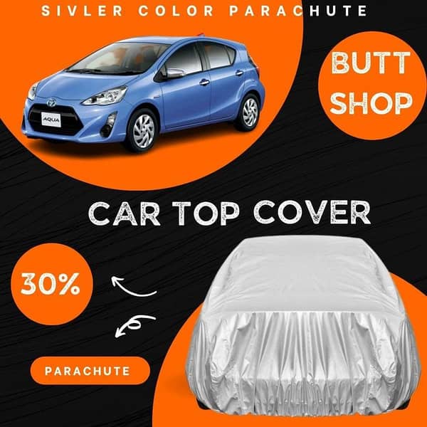 TOYOTA AQUA Full Body Top Cover - All Weather Resistant Parachute Fabric