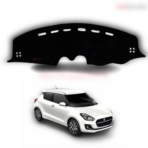 SUZUKI NEW SWIFT VELVET DASHBOARD MAT - BLACK