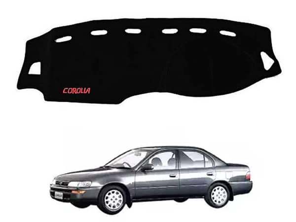 toyota indus corolla dashboard cover -carpet (black)