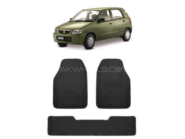 SUZUKI ALTO CARPET FLOOR MAT-BLACK AND GREY 5PCS