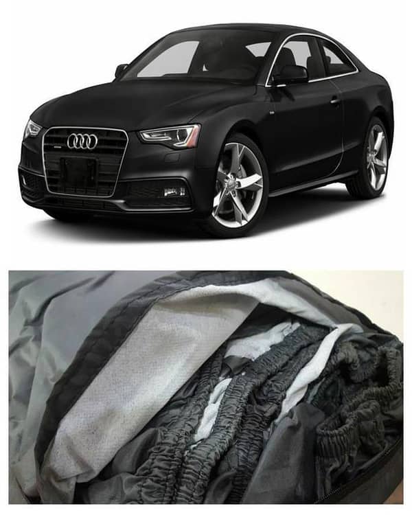 AUDI A5 TOP COVER IMPORTED TAFEETA WHITE FUZZING 100% WATER AND DEW PROOF