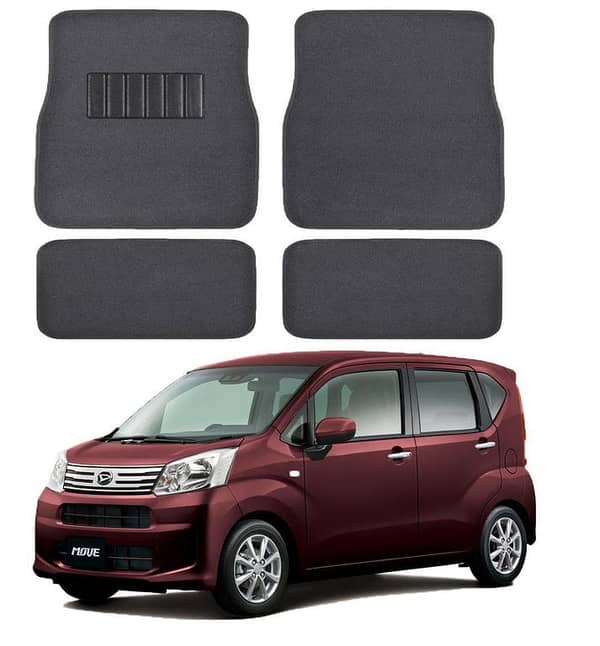 DAIHATSU MOVE CARPET FLOOR MATS-GREY
