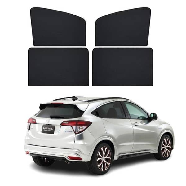 honda vezel window shades 4pc black