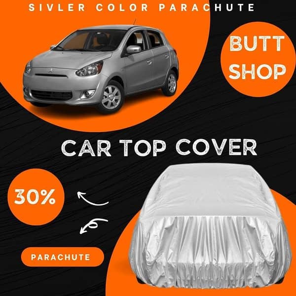 MIRAGE All-Weather Full Body Vehicle Top Cover with Parachute Fabric