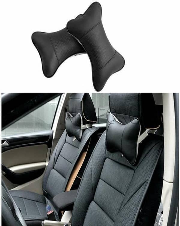 Car Seat Head & Neck Rest -black