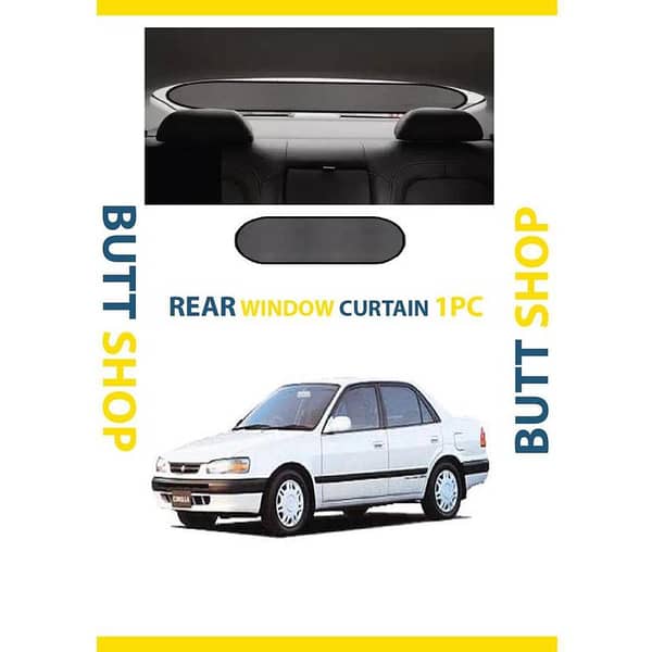 TOYOTA INDUS COROLLA BLACK SUNSHADE FOR REAR WINDOW