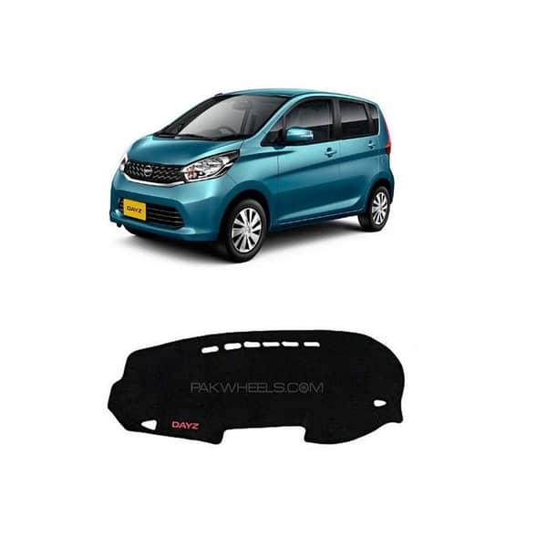 NISSAN DAYZ Dashboard Carpet Cover - Black Imported, 1 Piece