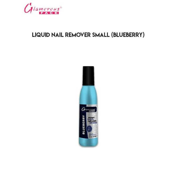 Glamorous Face Expert Touch Liquid Nail Polish Remover 75ml - Blueberry Scent