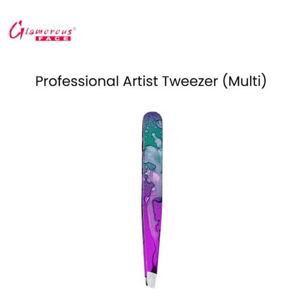 Glamorous Face Professional Artist Multi-Use Tweezer for Precision Grooming