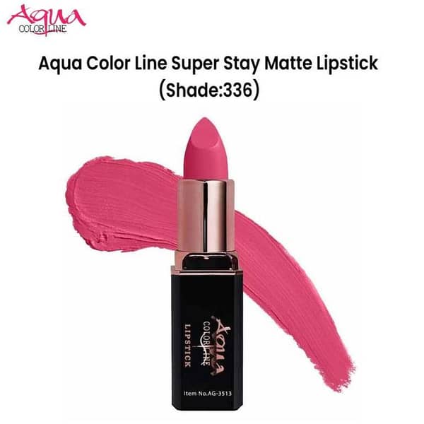 Aqua Color Line Super Stay Matte Lipstick - Shade 336