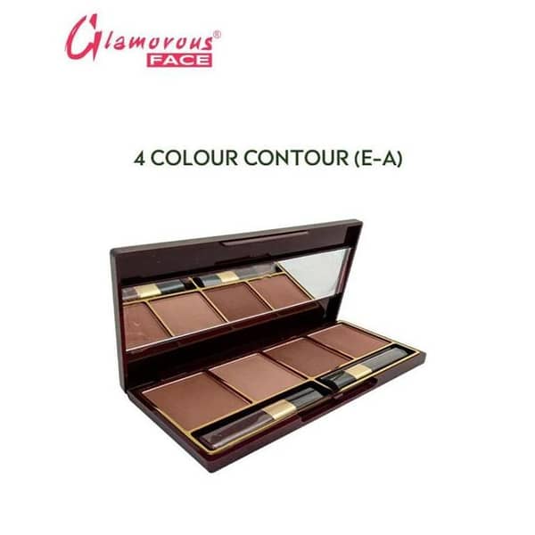 Glamorous Face 4 Color Contour & Bronzer Pallete (GROUP E A)