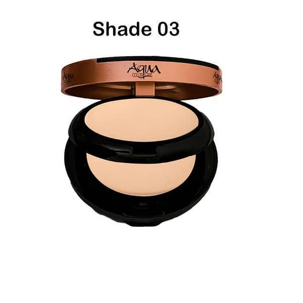 Aqua Color Line Prime & Fine Mattifying Double Face Powder 03