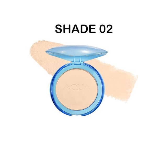 Aqua Color Line Two Way Cake Natural White Beauty Oil Control Spf 35 Powder Cake (Shade-02)