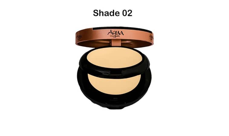 Aqua Color Line Prime & Fine Mattifying Double Face Powder 02