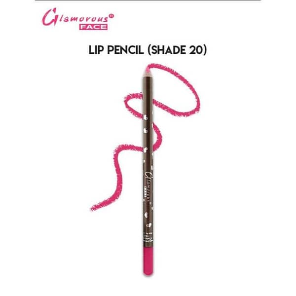Glamorous Face Lip Pencil in Shade 20 for Precise Lip Contouring and Long-Lasting Color